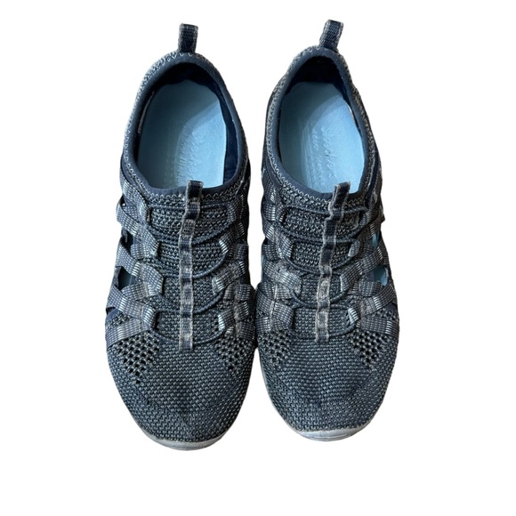 Skechers Women's Reggae Fest-Neap Knit Navy Blue Fisherman Sandal in Size 7.5 - Picture 2 of 9